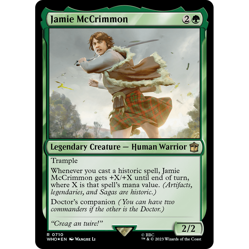 Jamie McCrimmon (Surge Foil) (WHO-710) - Doctor Who Foil