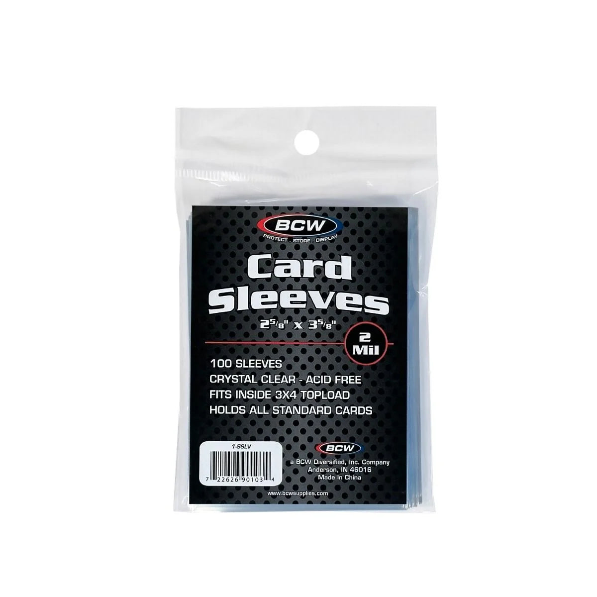 BCW Standard Card Sleeves 2-5/8" x 3-5/8"