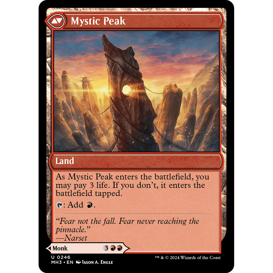 Pinnacle Monk // Mystic Peak (MH3-246) - Modern Horizons 3 Foil