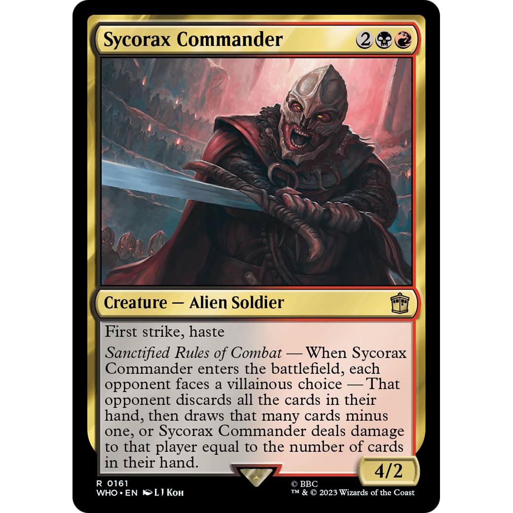 Sycorax Commander (WHO-161) - Doctor Who Foil