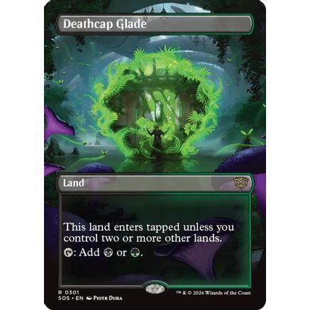 Deathcap Glade (Borderless) (SOS-301) - Secrets of Strixhaven