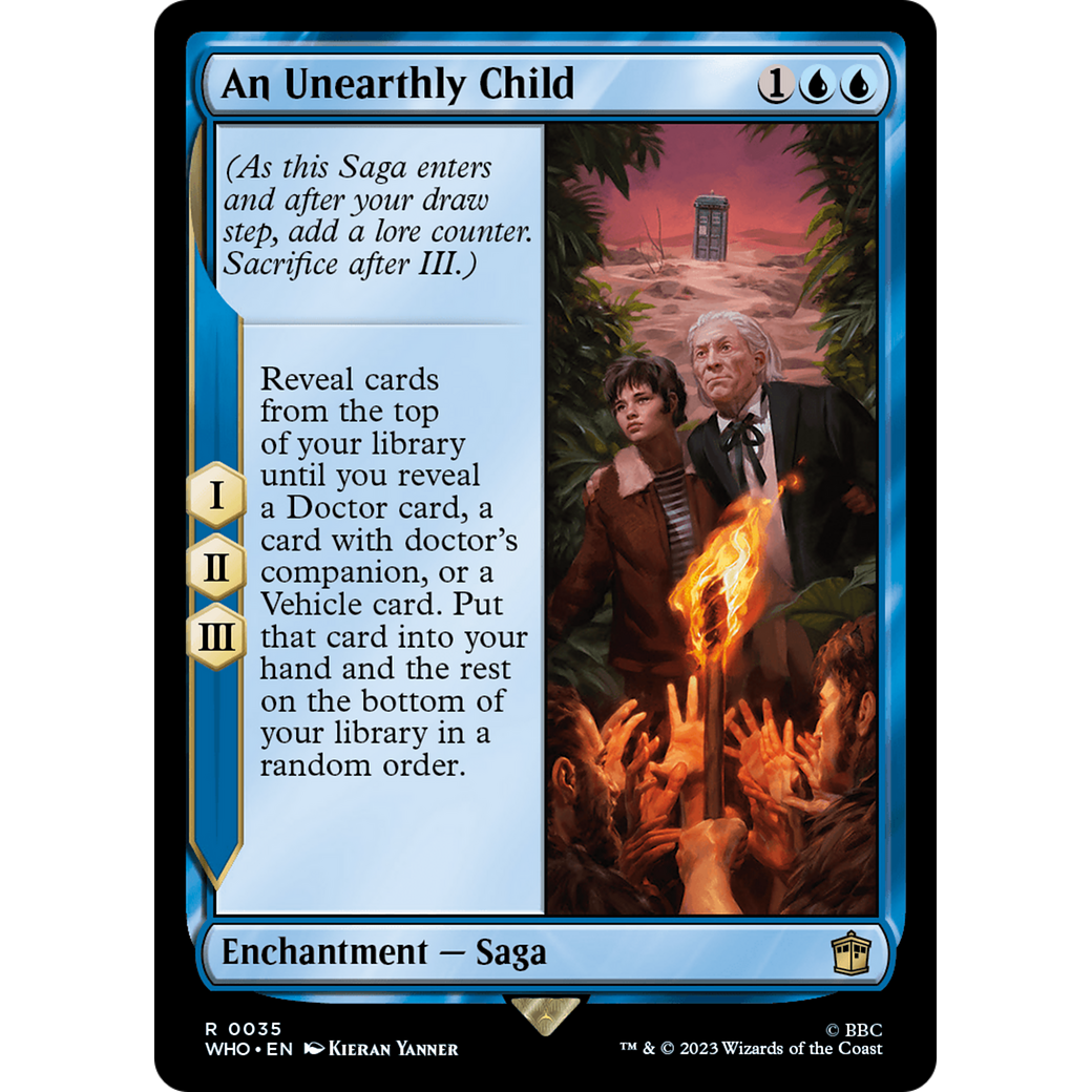 An Unearthly Child (WHO-035) - Doctor Who Foil
