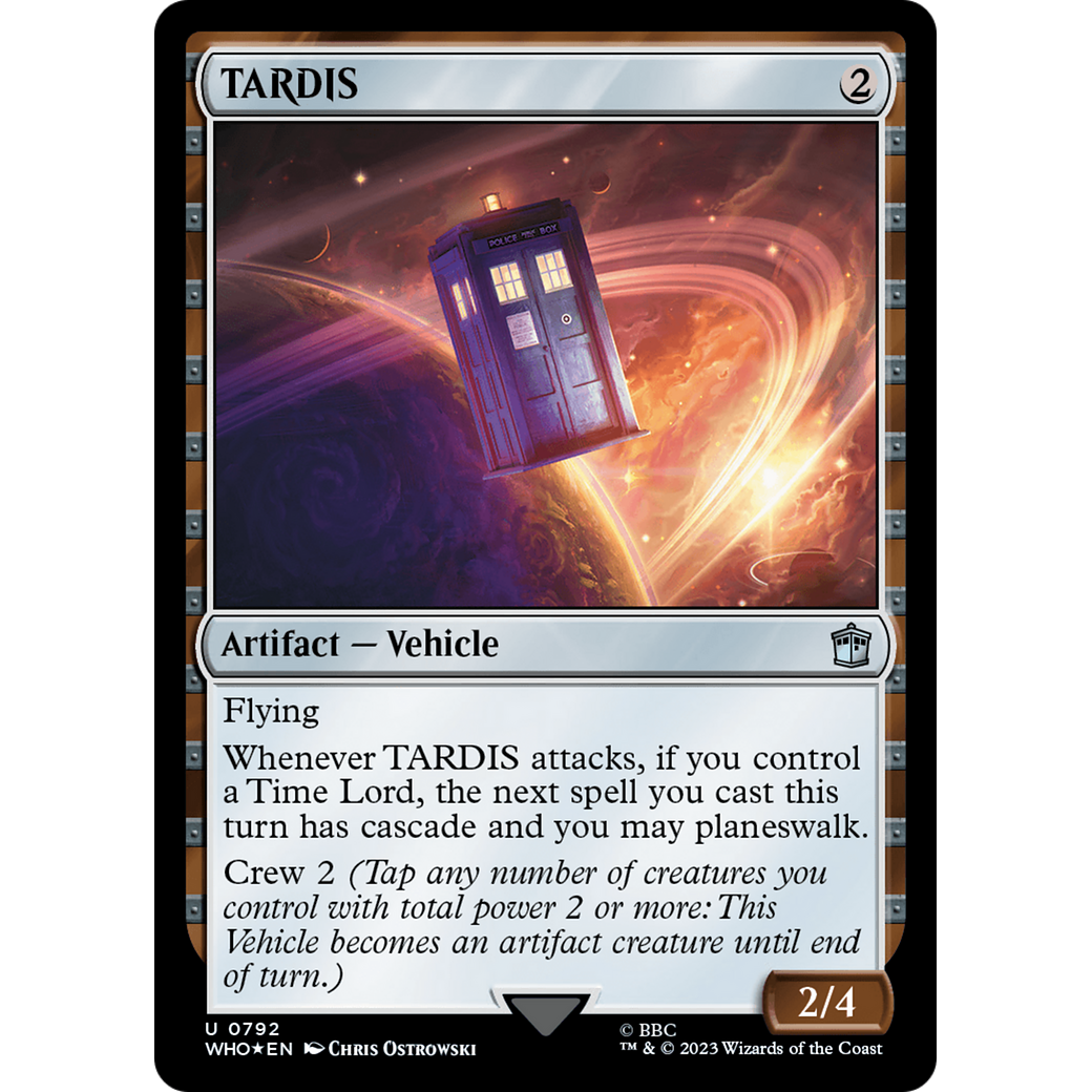 TARDIS (Surge Foil) (WHO-792) - Doctor Who Foil