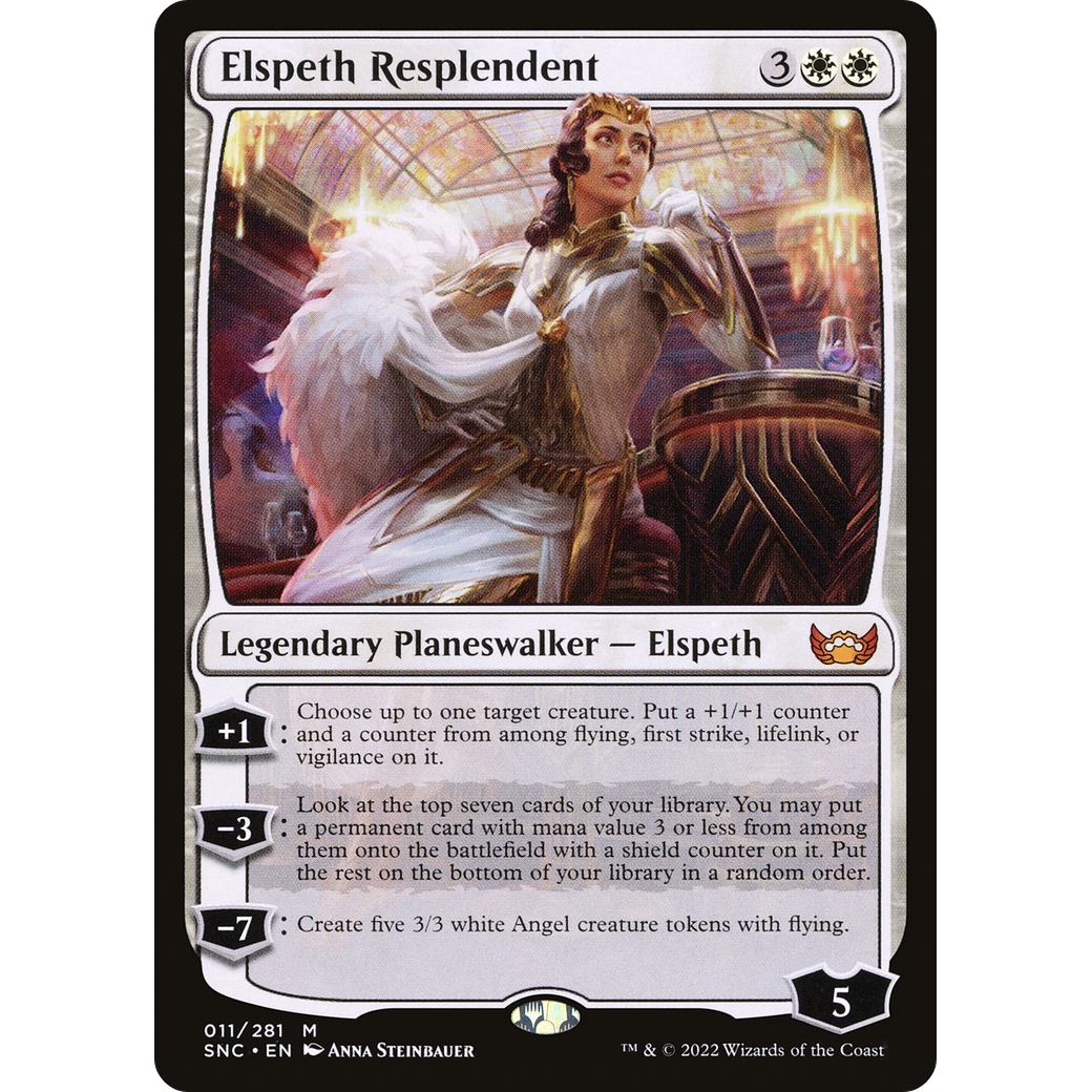 Elspeth Resplendent (SNC-011) - Streets of New Capenna Foil