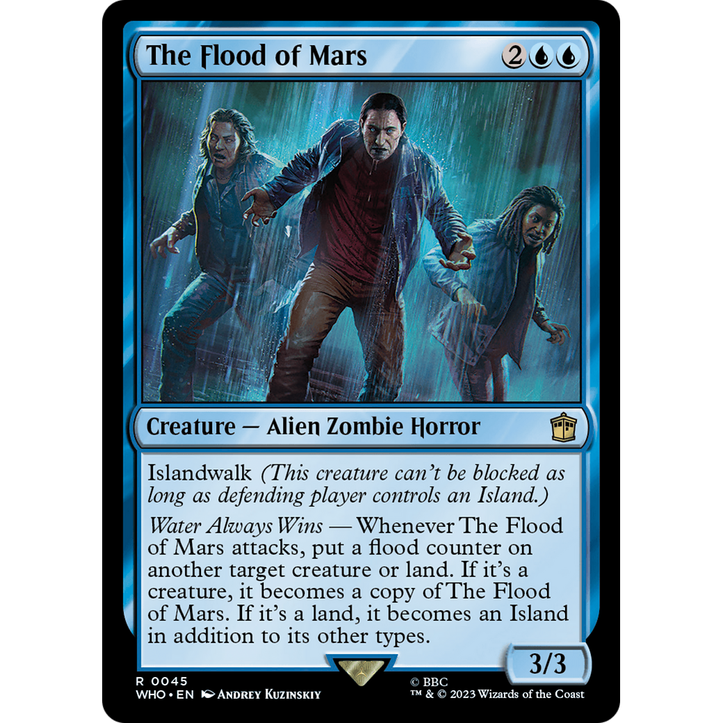 The Flood of Mars (WHO-045) - Doctor Who Foil