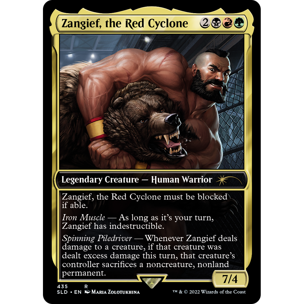 Zangief, the Red Cyclone (SLD-435) - Secret Lair Drop / Zangief, the Red Cyclone