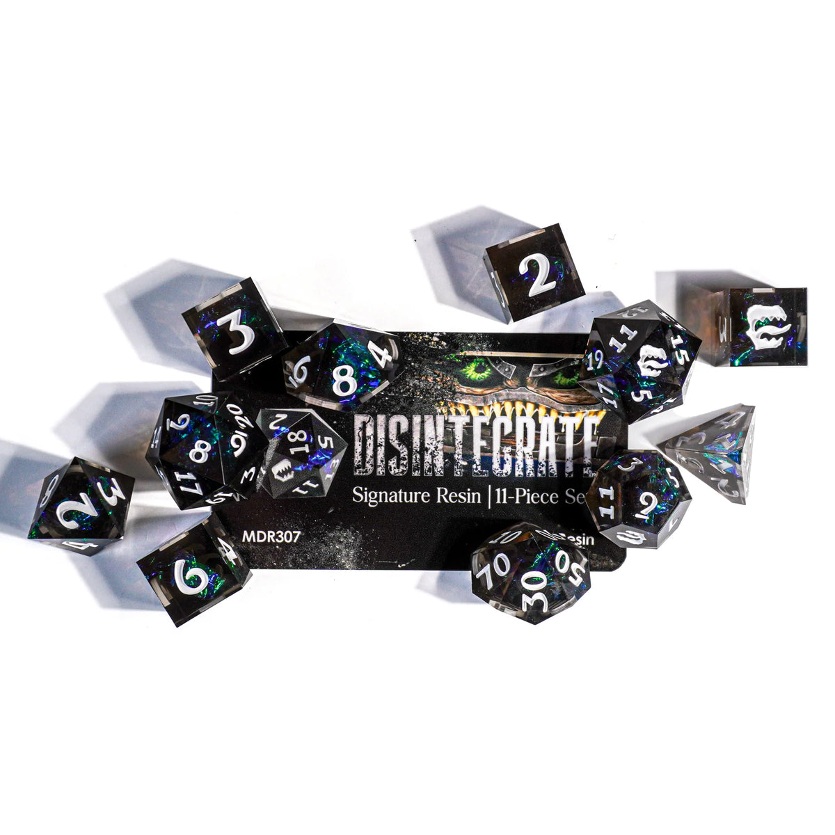 Mimic Dice: Disintegrate 11pc Signature Resin Set