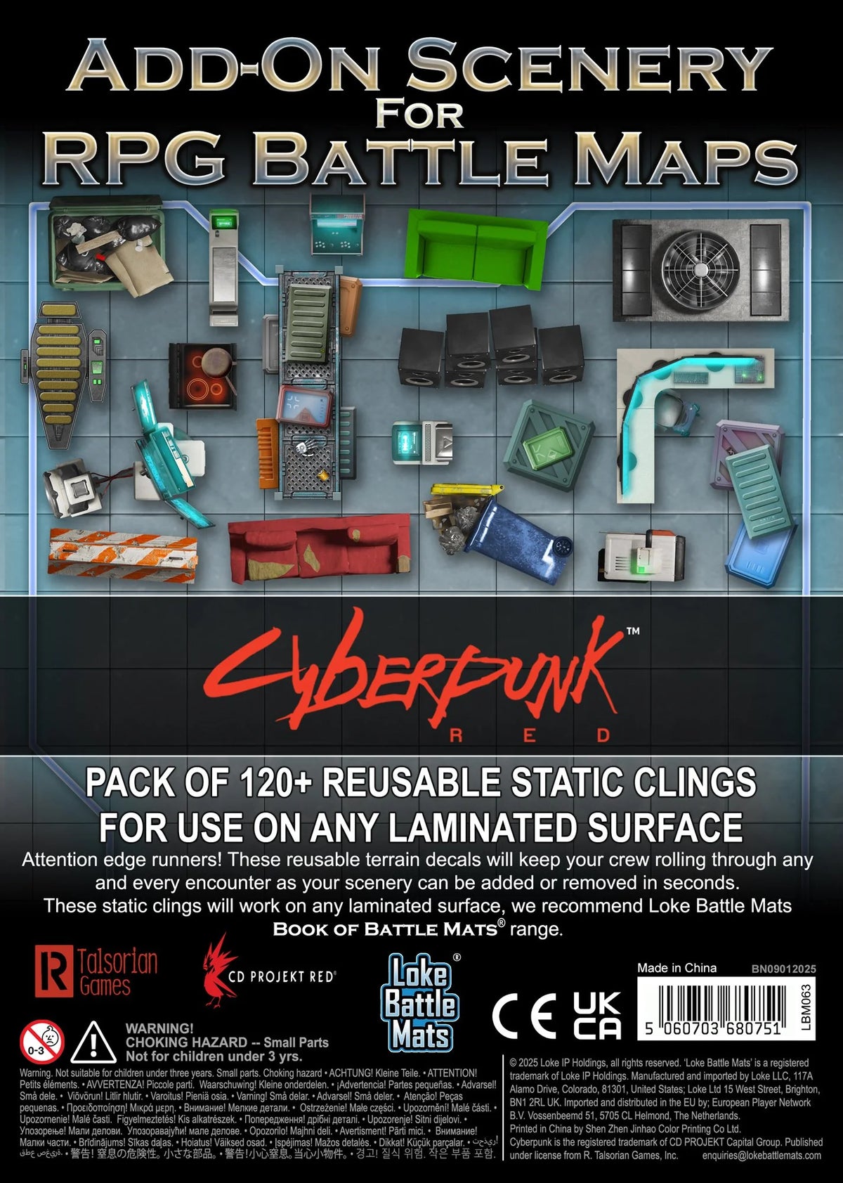 Add On Scenery Pack RPG Maps: Cyberpunk