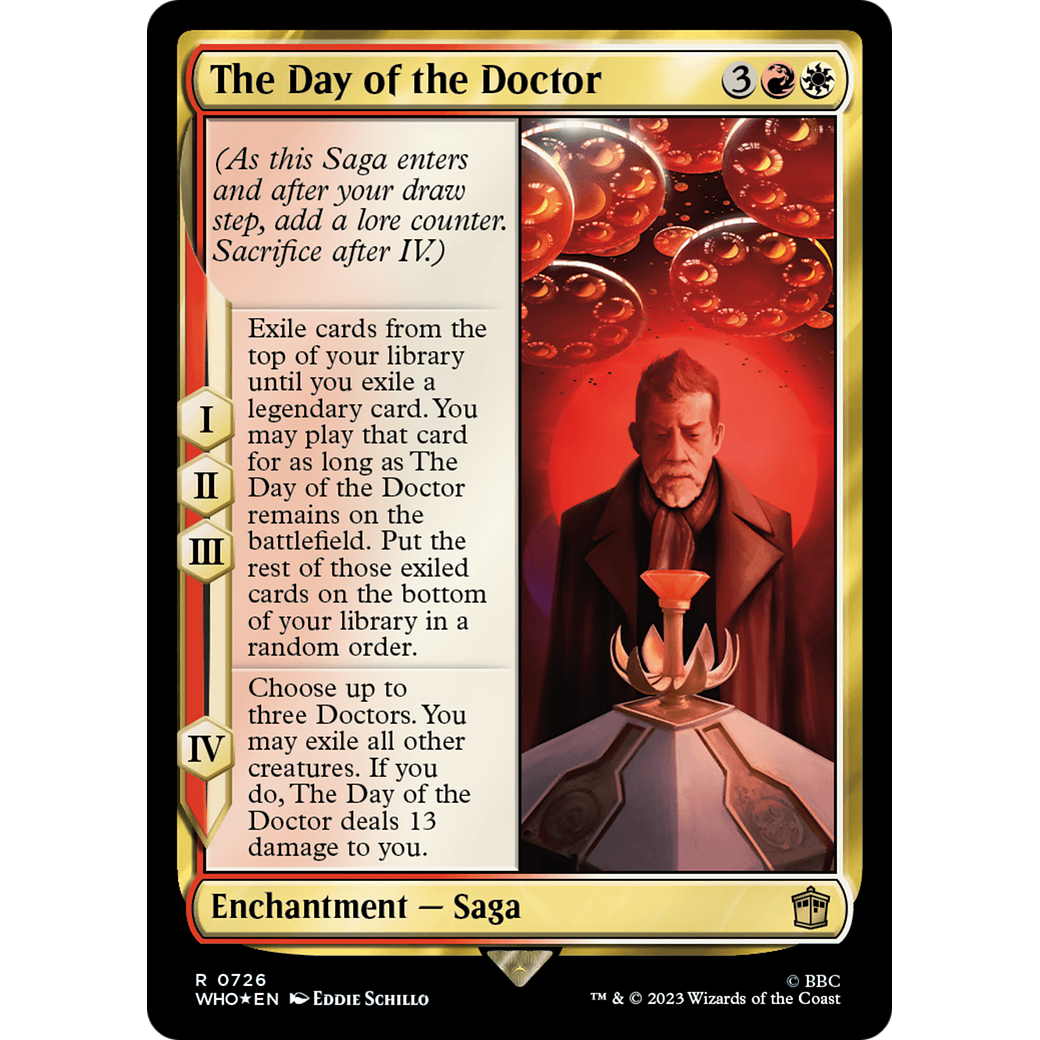 The Day of the Doctor (Surge Foil) (WHO-726) - Doctor Who Foil