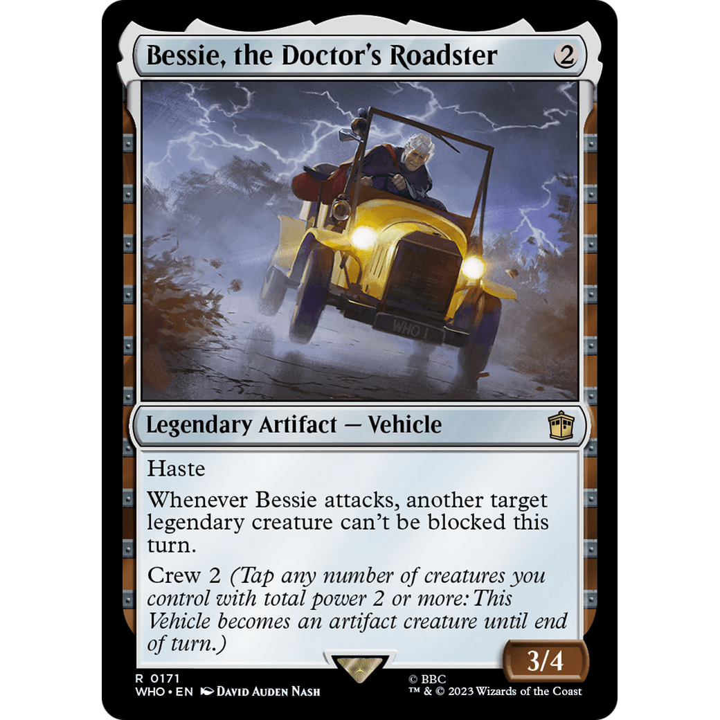 Bessie, the Doctor's Roadster (WHO-171) - Doctor Who Foil