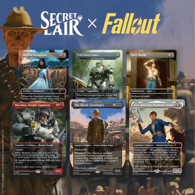 Magic the Gathering: Secret Lair X Fallout: Beyond Vault 33: Non-Foil (Pre-Order Expected Release: 04/17/2026)