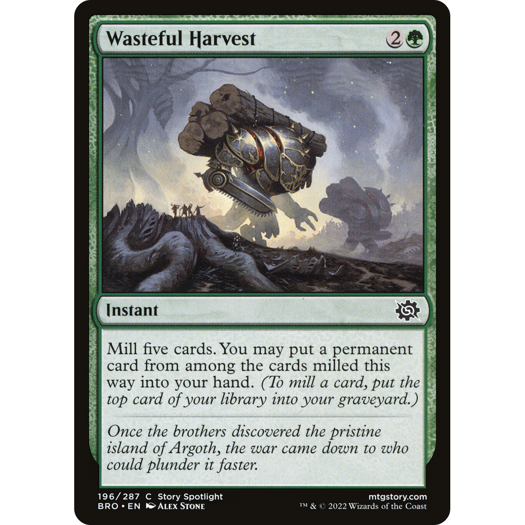 Wasteful Harvest (BRO-196) - The Brothers' War Foil