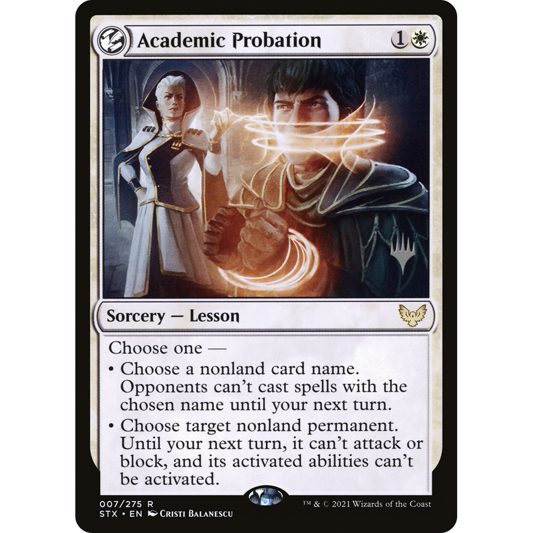 Academic Probation (PPSTX-007) - Strixhaven: School of Mages Promos: (lesson)