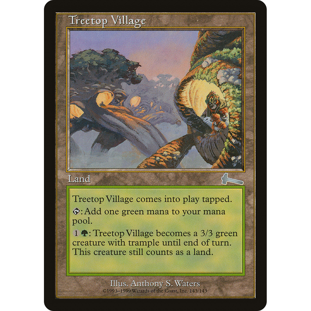 Treetop Village (ULG-143) - Urza's Legacy Foil