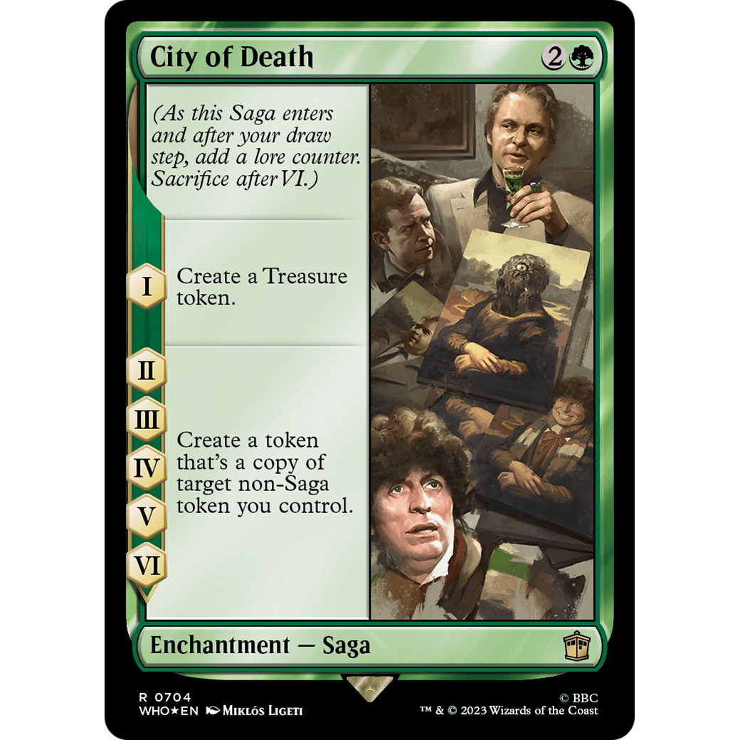 City of Death (Surge Foil) (WHO-704) - Doctor Who Foil