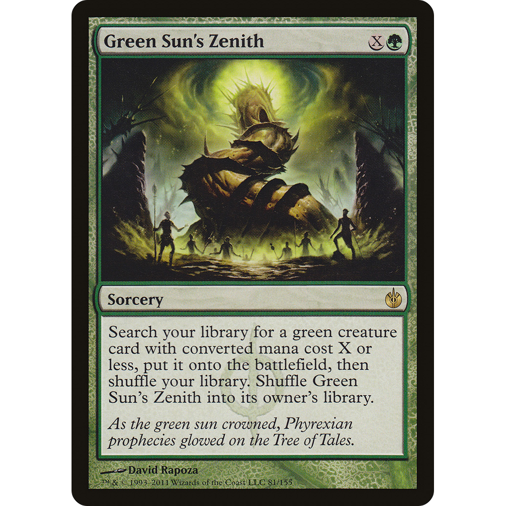Green Sun's Zenith (MBS-081) - Mirrodin Besieged