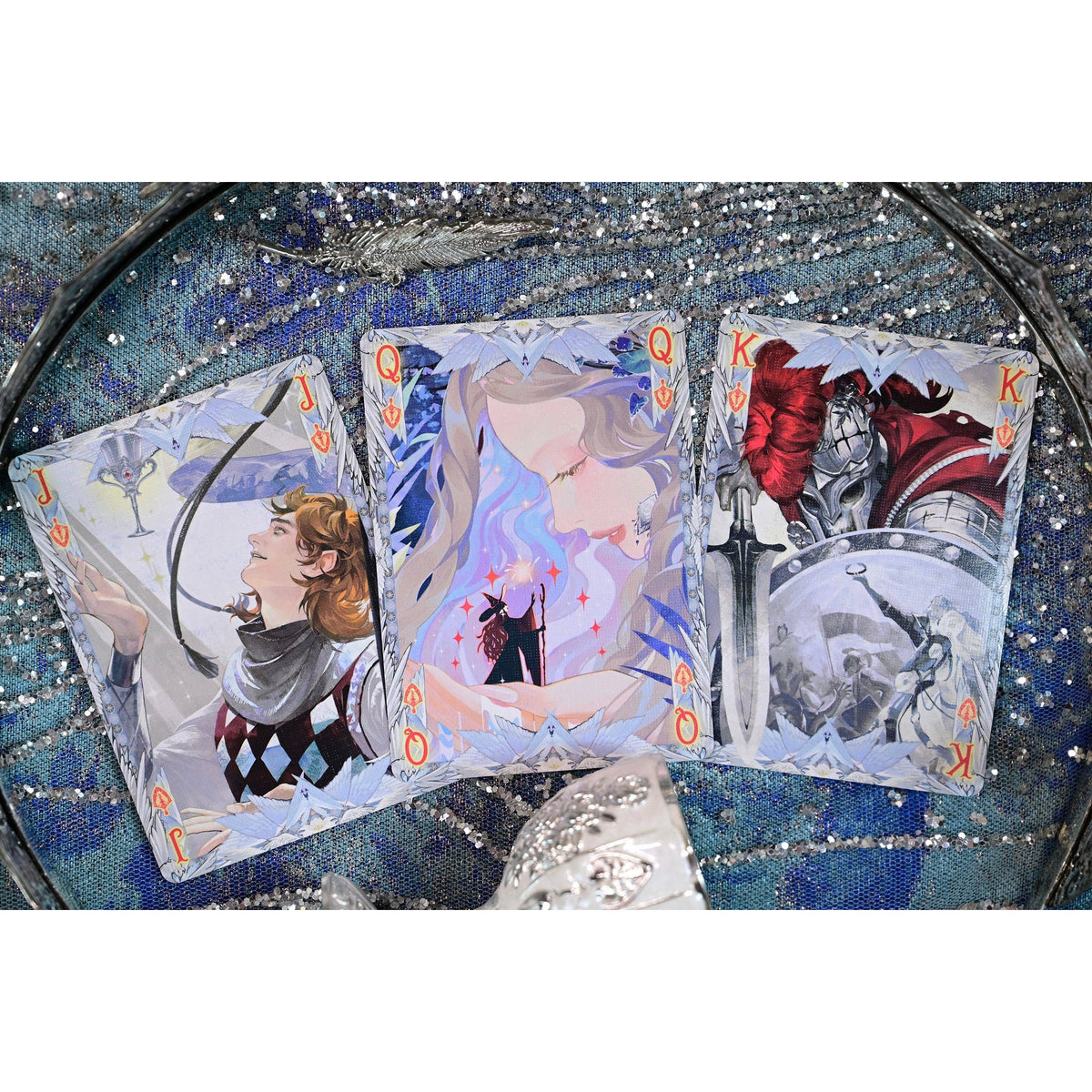 King Arthur Playing Cards V2: Excalibur: Silver Fairyland (Standard)
