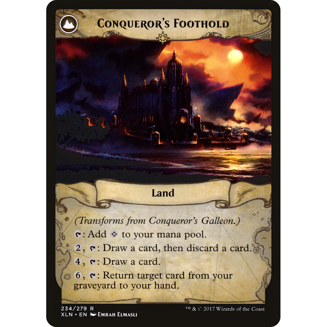 Conqueror's Galleon (XLN-234) - Ixalan: (compasslanddfc) Foil