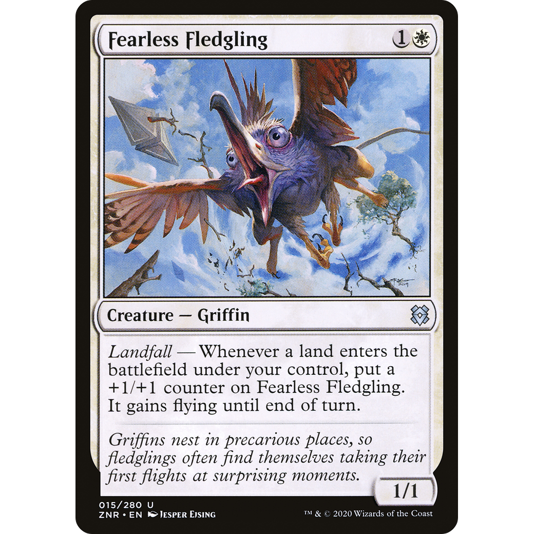 Fearless Fledgling (ZNR-015) - Zendikar Rising Foil