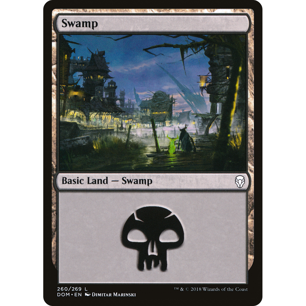 Swamp (260) (DOM-260) - Dominaria Foil