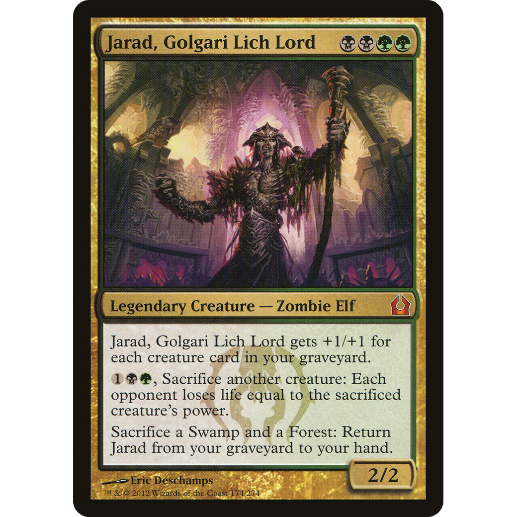 Jarad, Golgari Lich Lord (RTR-174) - Return to Ravnica