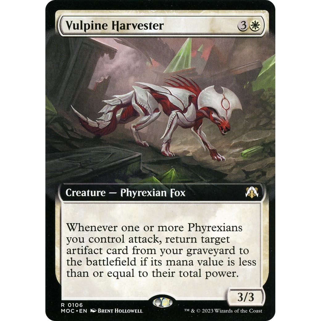Vulpine Harvester (MOC-106) - March of the Machine Commander: (Extended Art)