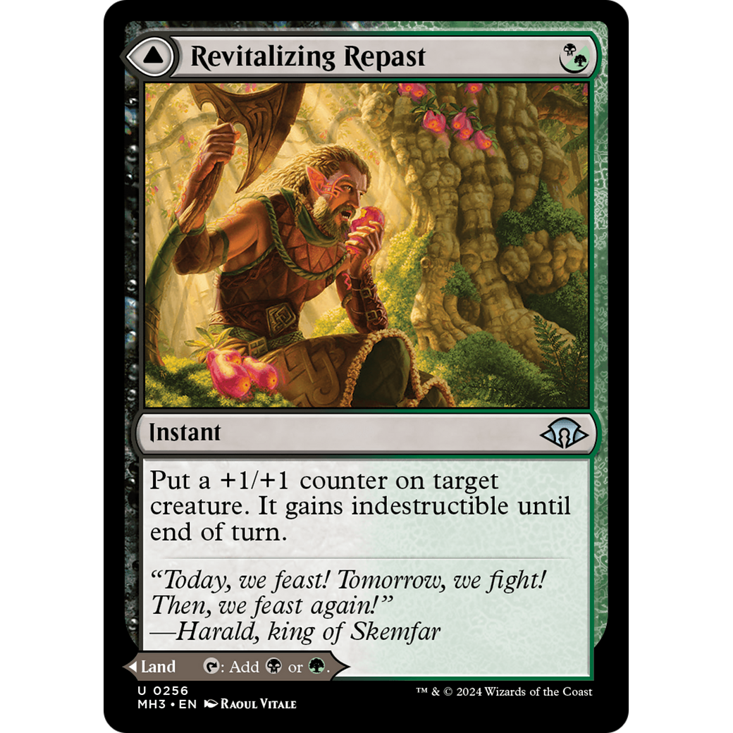 Revitalizing Repast // Old-Growth Grove (MH3-256) - Modern Horizons 3 Foil