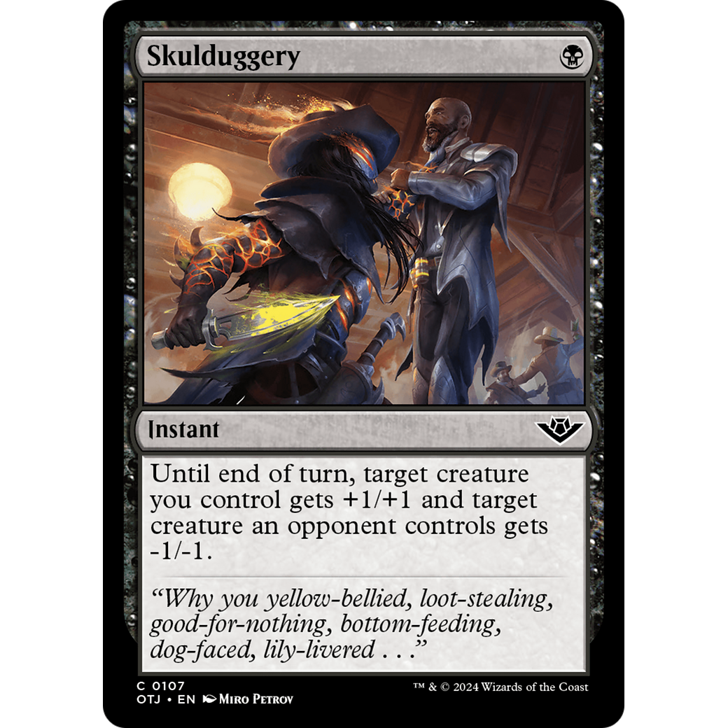 Skulduggery (OTJ-107) - Outlaws of Thunder Junction Foil