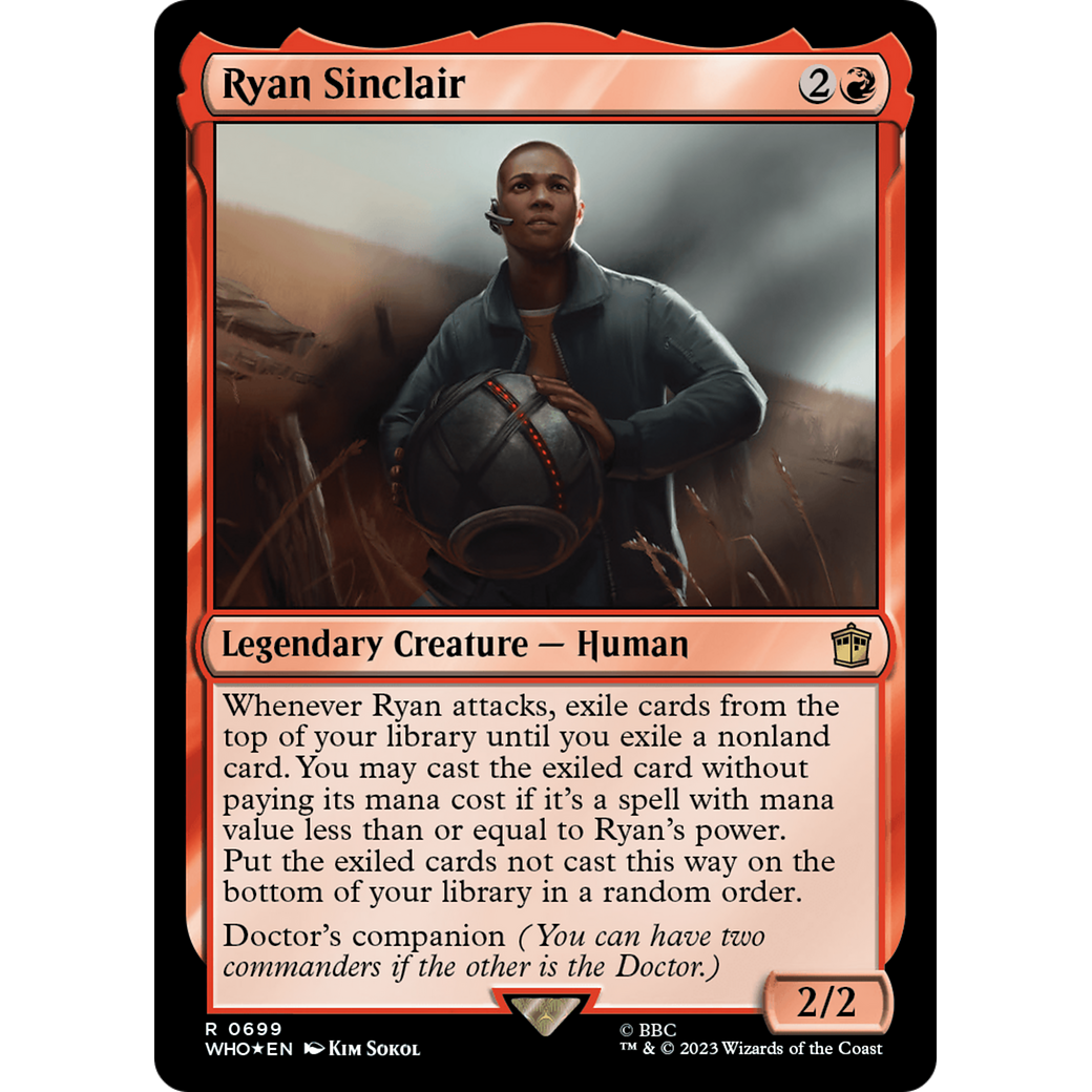 Ryan Sinclair (Surge Foil) (WHO-699) - Doctor Who Foil