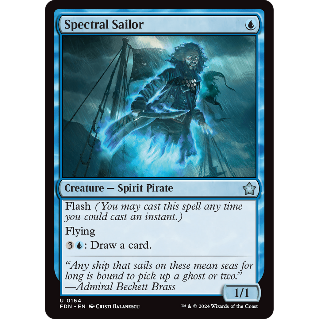 Spectral Sailor (FDN-164) - Foundations Foil