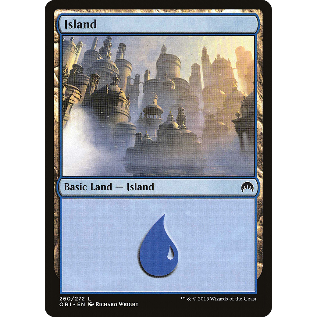 Island (260) (ORI-260) - Magic Origins Foil