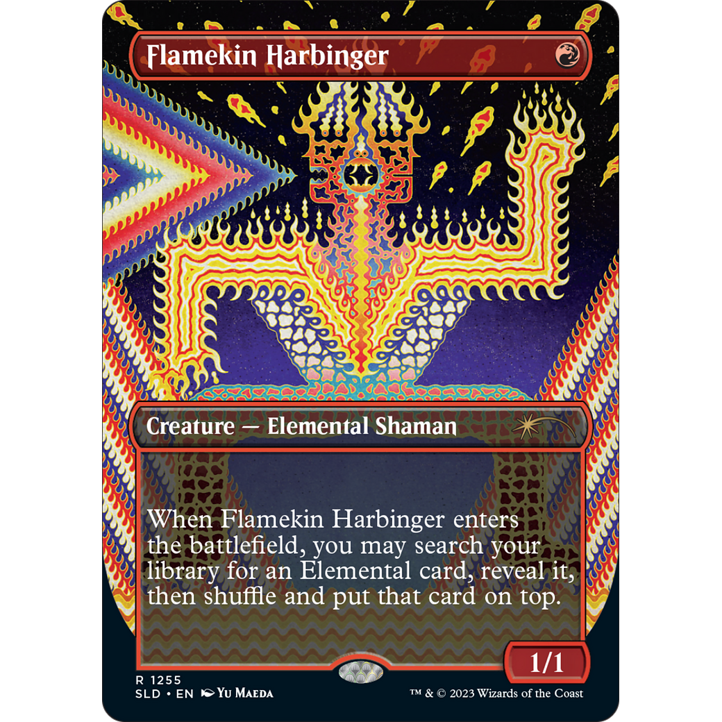 Flamekin Harbinger (SLD-1255) - Secret Lair Drop (Borderless)