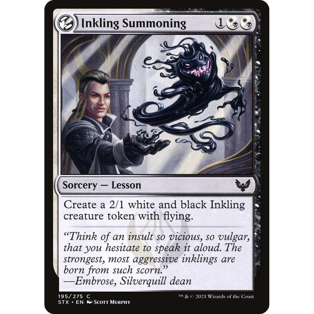 Inkling Summoning (STX-195) - Strixhaven: School of Mages: (lesson)