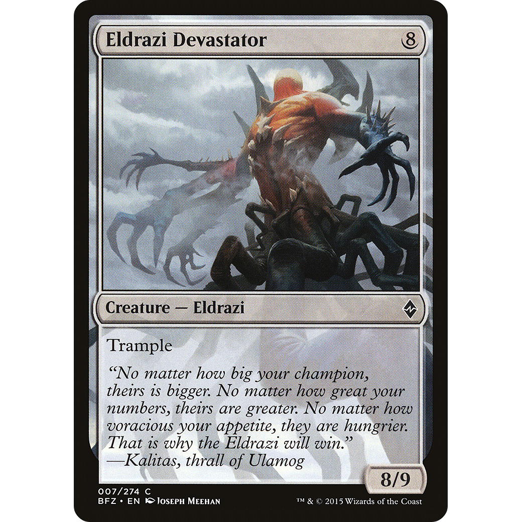 Eldrazi Devastator (BFZ-007) - Battle for Zendikar