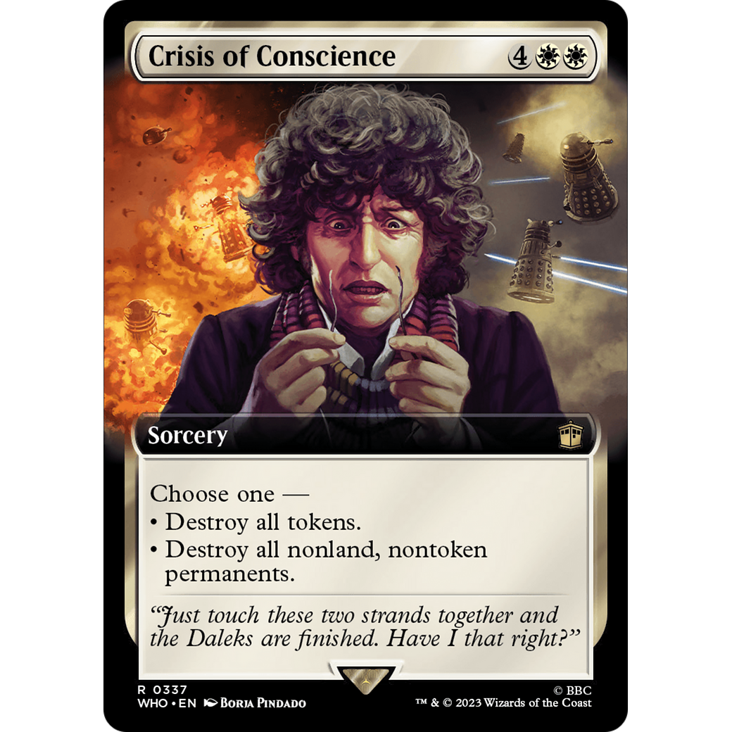 Crisis of Conscience (Extended Art) (WHO-337) - Doctor Who: (Extended Art) Foil