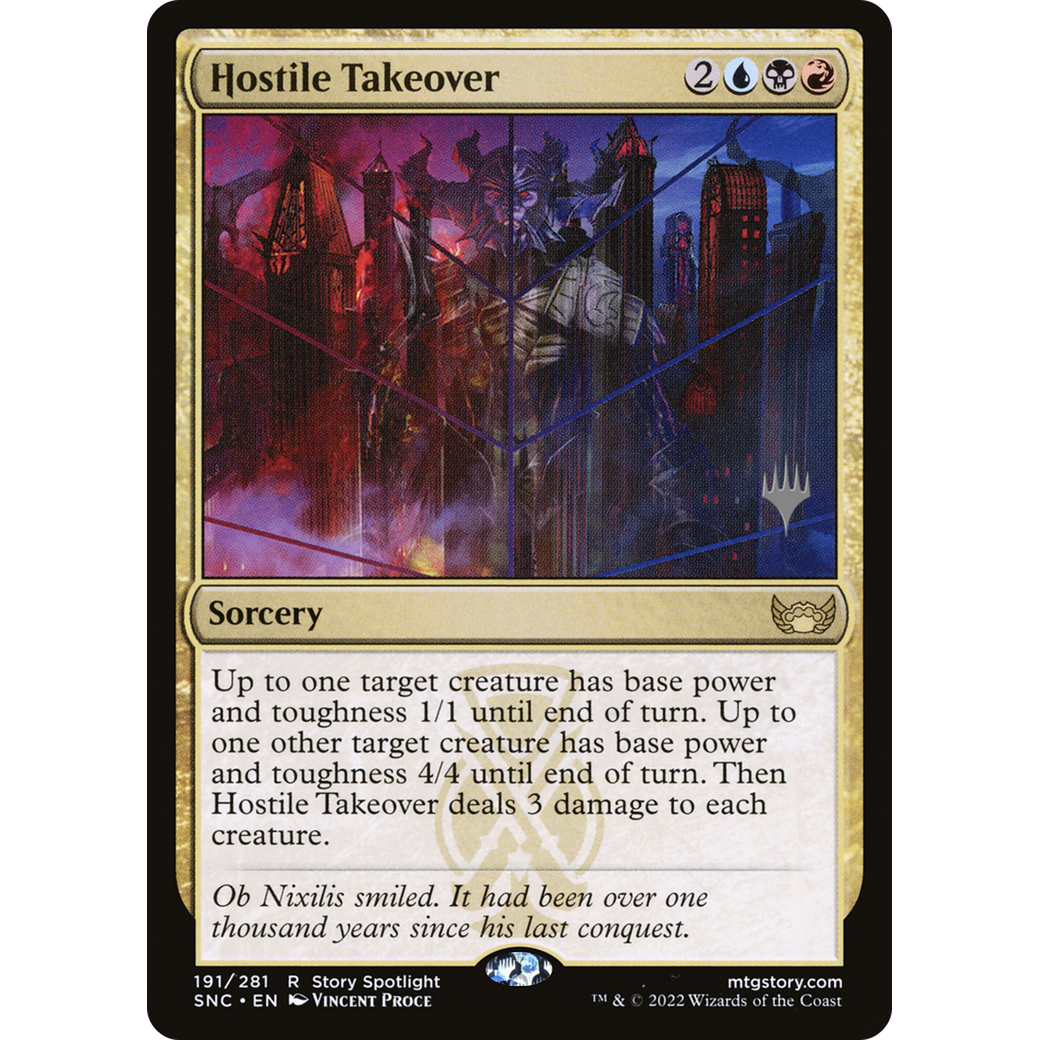 Hostile Takeover (PPSNC-191) - Streets of New Capenna Promos