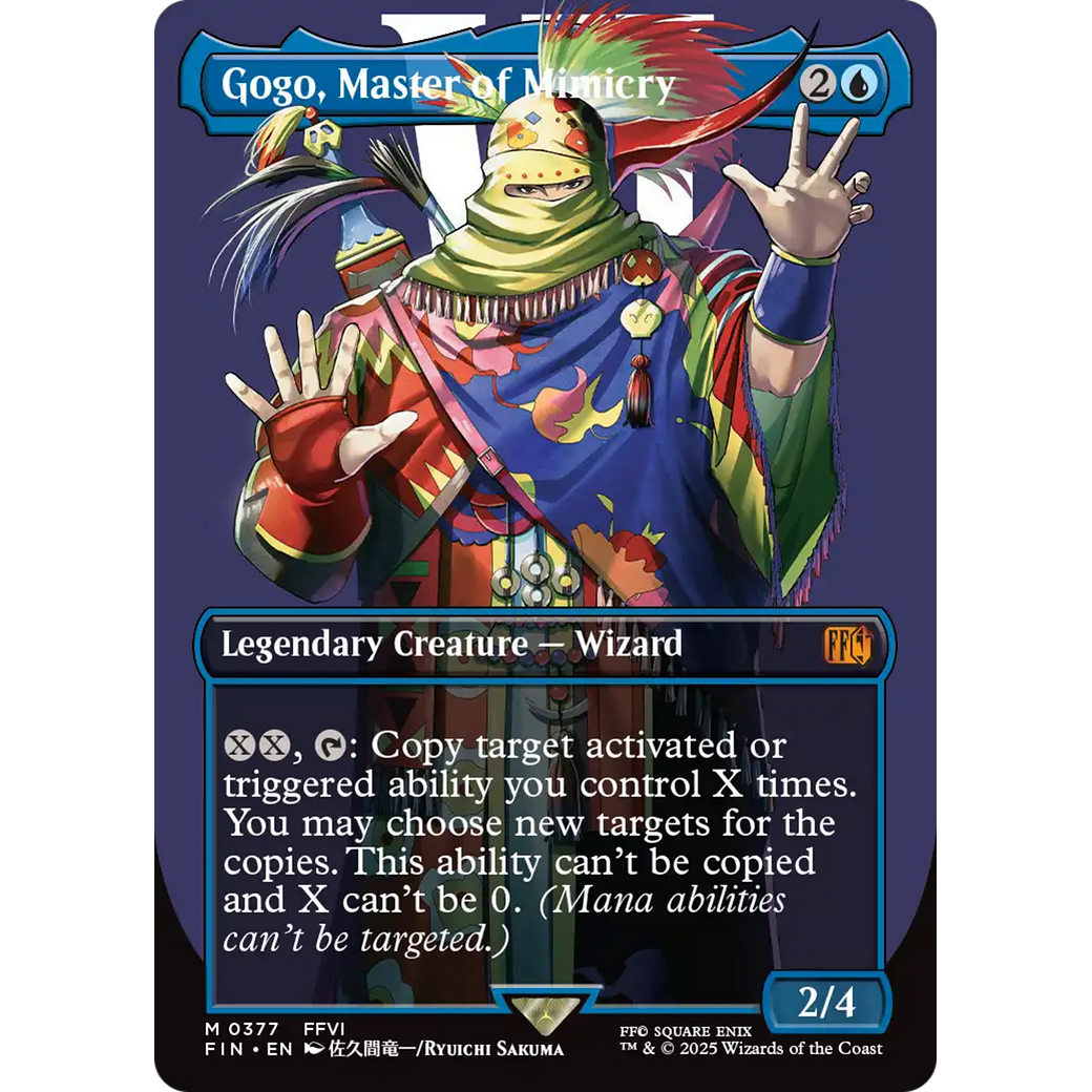 Gogo, Master of Mimicry (FIN-377) - FINAL FANTASY (Borderless) Foil
