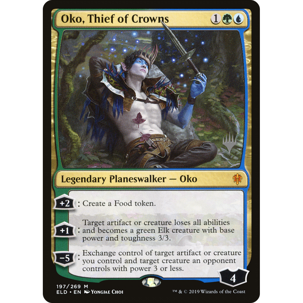 Oko, Thief of Crowns (PPELD-197) - Throne of Eldraine Promos