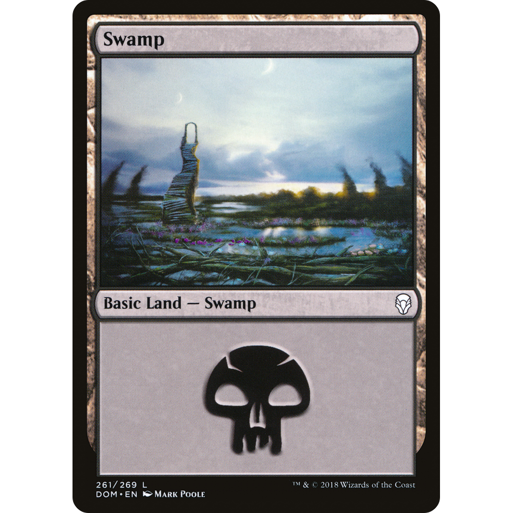 Swamp (261) (DOM-261) - Dominaria Foil