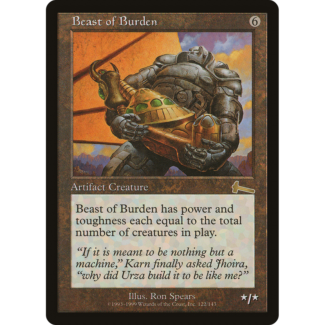 Beast of Burden (ULG-122) - Urza's Legacy Foil