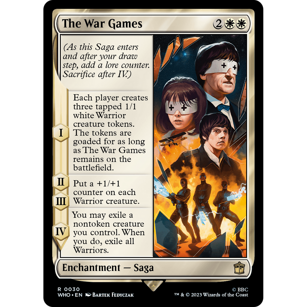 The War Games (WHO-030) - Doctor Who Foil