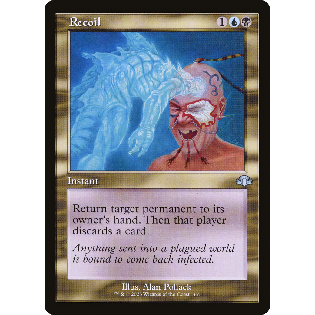 Recoil (Retro Frame) (DMR-365) - Dominaria Remastered Foil