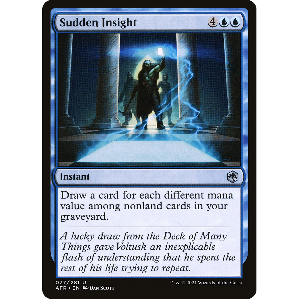 Sudden Insight (AFR-077) - Adventures in the Forgotten Realms Foil