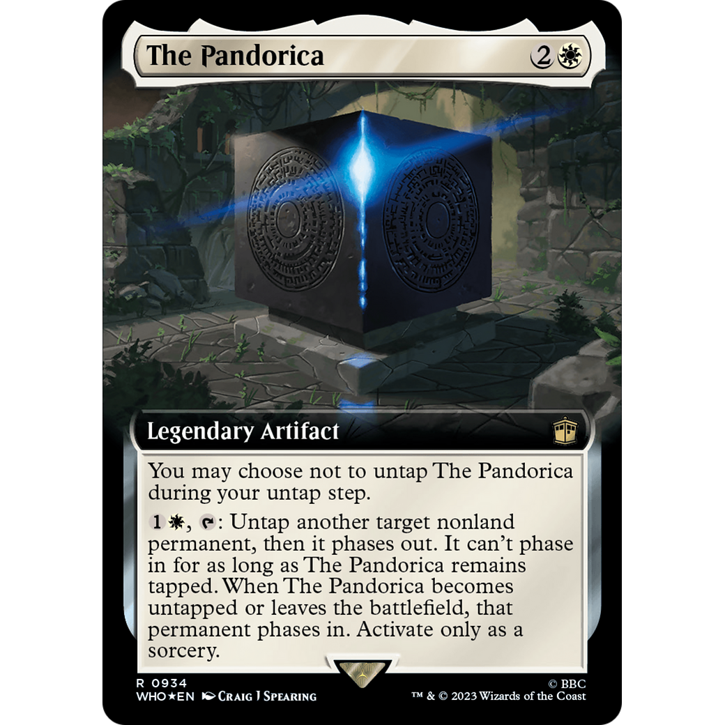The Pandorica (Extended Art) (Surge Foil) (WHO-934) - Doctor Who: (Extended Art) Foil