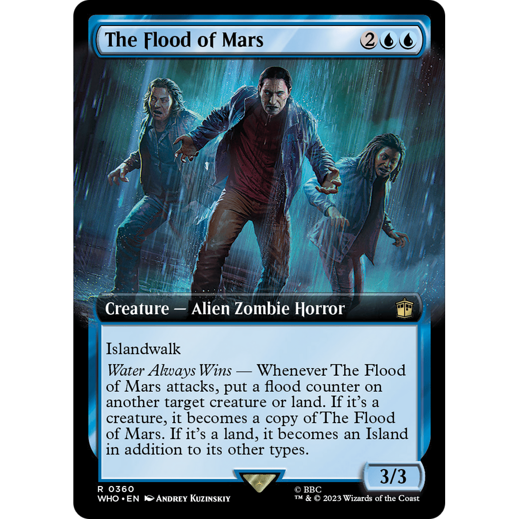 The Flood of Mars (Extended Art) (WHO-360) - Doctor Who: (Extended Art) Foil