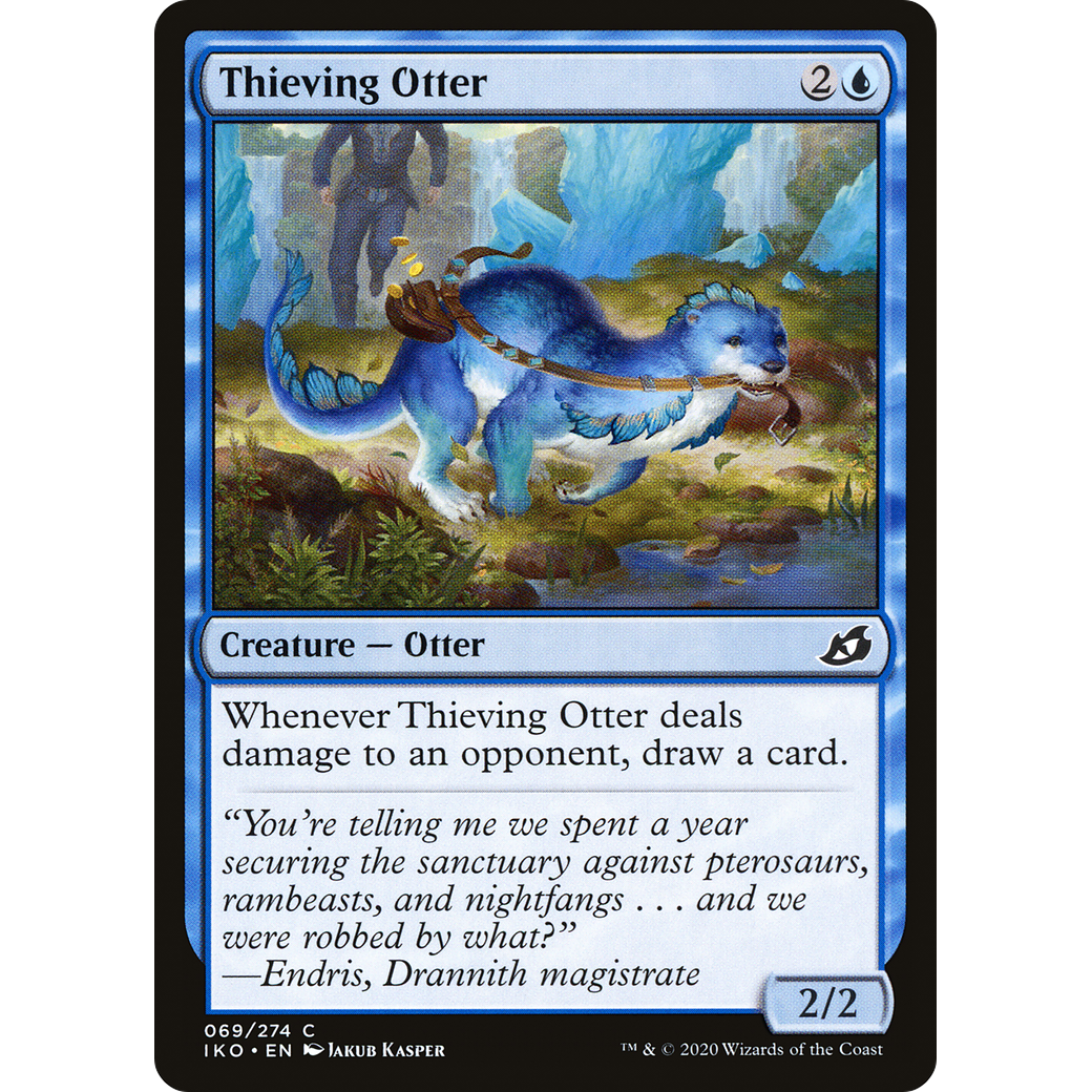 Thieving Otter (IKO-069) - Ikoria: Lair of Behemoths Foil