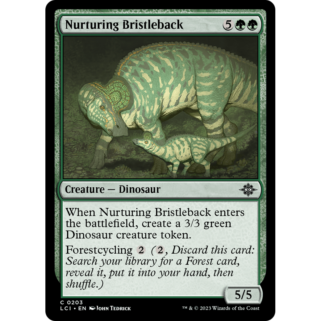 Nurturing Bristleback (LCI-203) - The Lost Caverns of Ixalan