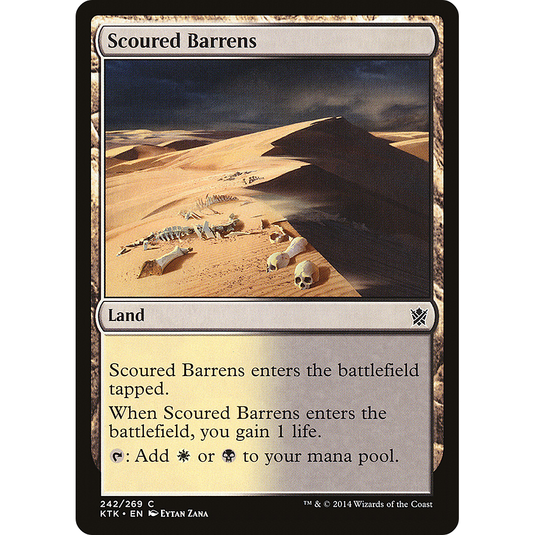 Scoured Barrens (KTK-242) - Khans of Tarkir