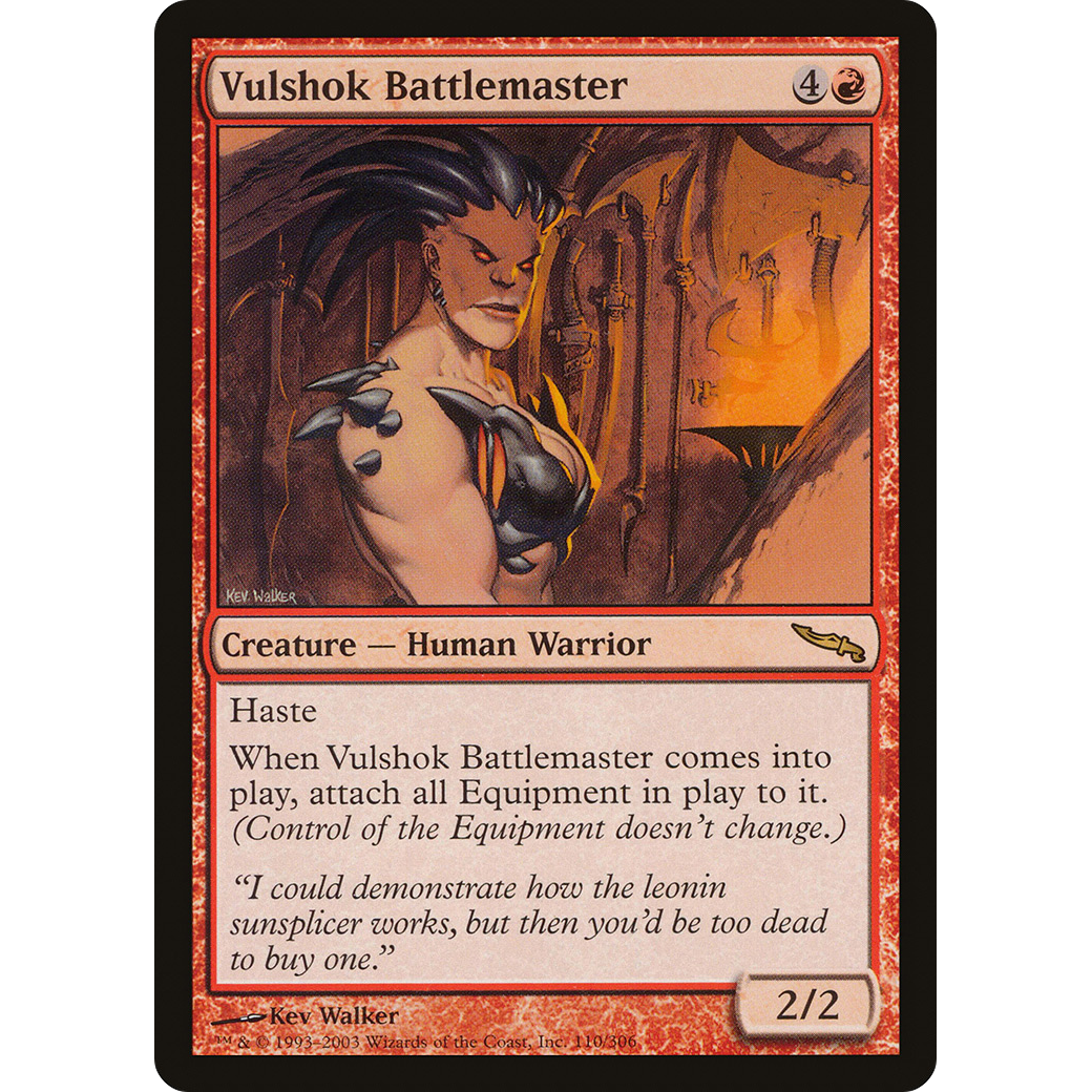 Vulshok Battlemaster (MRD-110) - Mirrodin Foil