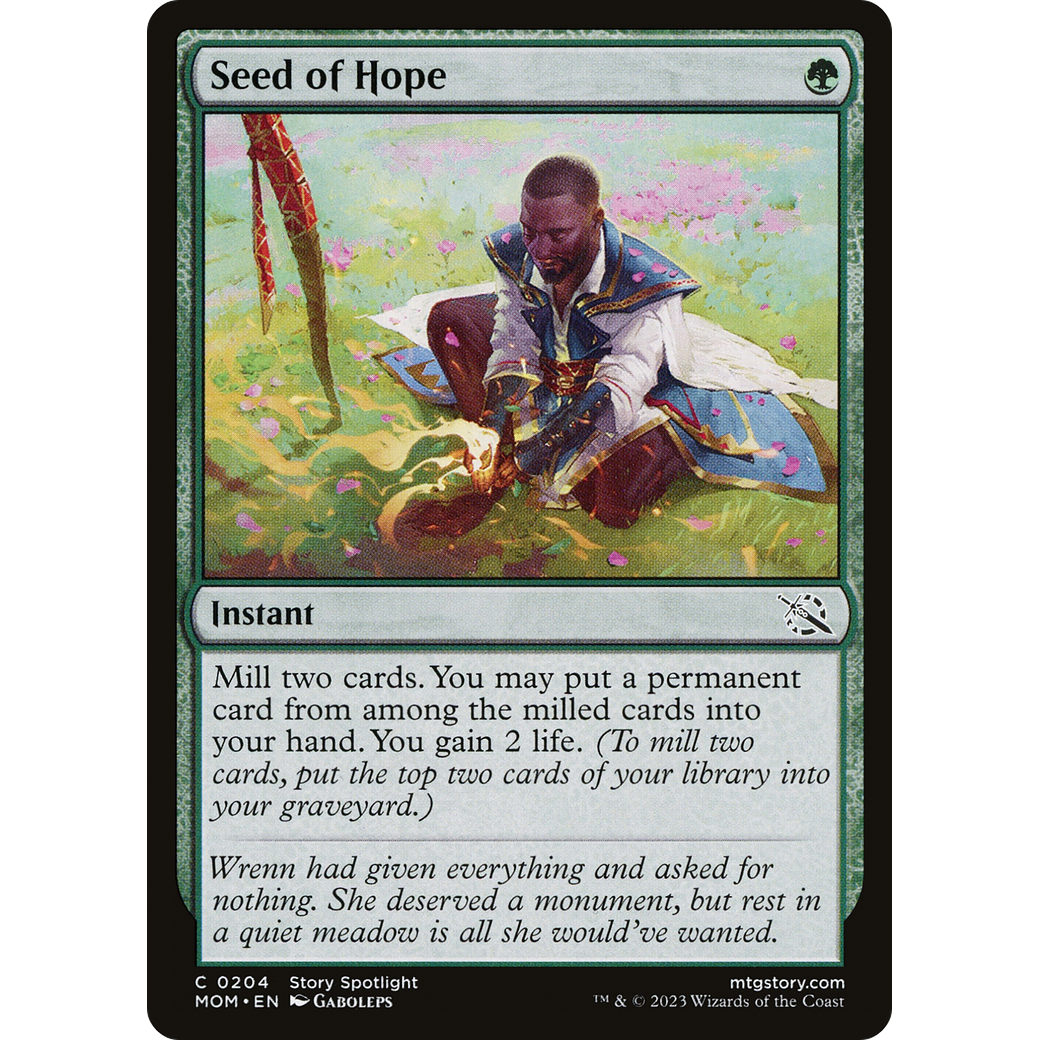 Seed of Hope (MOM-204) - March of the Machine Foil
